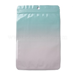 Прямоугольные блестящие голографические пакеты из ПВХ с застежкой-молнией ABAG-P011-01G-01