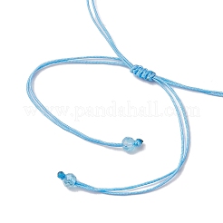 Плетеные браслеты из стеклянных бусин&nbsp;BJEW-MZ00174