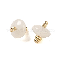 Подвески-рондель из натурального кристалла кварца&nbsp;G-G110-05B-06