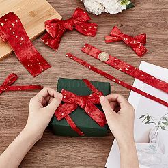 3 рулон 3-х видов полиэстеровой бархатной ленты со звездами OCOR-GA0002-52B