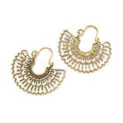 Серьги-кольца из чешского сплава в стиле ретро&nbsp;LS-EJEW-TAC0003-03AG