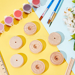 36 шт. незаконченные деревянные колеса игрушки AJEW-DR0001-53