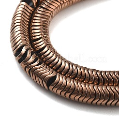 Гальванические нити из синтетических немагнитных гематитовых бусин G-B132-A01-01A