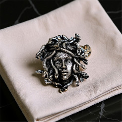 Готический кулон в виде медузы из сплава 201 из нержавеющей стали FS-WGFDD49-01