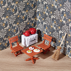 Мини-кукольный домик для гостиной DIY-WH0726-018A