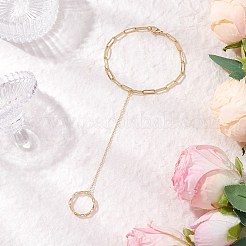 Латунные цепочки-скрепки BJEW-JB11810