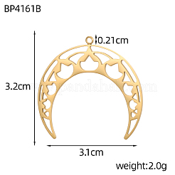 Полые подвески из нержавеющей стали 304&nbsp;STAS-OY012-20G