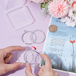 2 шт. подвеска-медальон из нержавеющей стали 304&nbsp;STAS-UN0064-12P