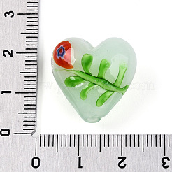 Бусины из стекла миллефиори ручной работы с неровностями&nbsp;X1-LAMP-N024-42E