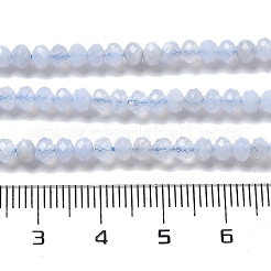 Натуральный голубой кружевной агат бисер нитей G-G178-A01-01