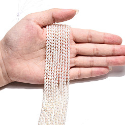 Нити из натурального культивированного пресноводного жемчуга PEAR-N024-02-4AB