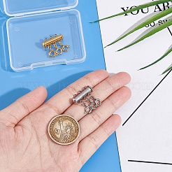 2 шт. 2-х цветные застежки-слайдеры из нержавеющей стали 304 FIND-AB00060