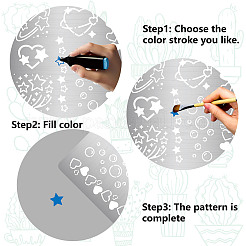 Трафареты для штампов из нержавеющей стали DIY-WH0238-152