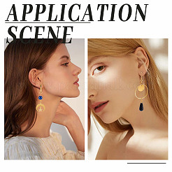 Набор для самостоятельного изготовления сережек в виде луны и звезды DIY-AR0002-58