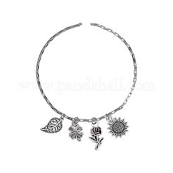 100 шт.10 подвески из сплава в тибетском стиле&nbsp;TIBEP-CJ0001-35