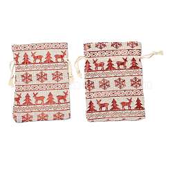 Хлопковые подарочные пакеты для упаковки шнурков ABAG-B001-01B-07