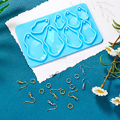 1 шт. силиконовая форма для подвески неправильной геометрии&nbsp;DIY-TA0005-88