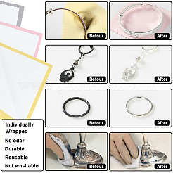 3шт 3 цвета 4 слоя серебряной полировальной ткани&nbsp;TOOL-BBC0001-02