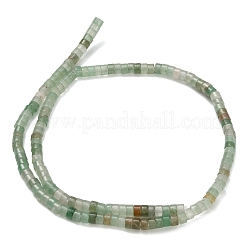 Естественный зеленый авантюрин бисер нитей G-Z110-A10-2x4mm-01B