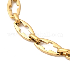 Браслеты-цепочки с полыми звеньями из нержавеющей стали 304 для мужчин BJEW-JB12295-02