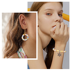 2500шт 10 цвета бусины из полимерной глины ручной работы CLAY-AR0001-24C