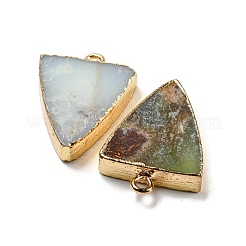 Подвески из натуральных хризопразов&nbsp;G-M431-11G-A