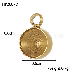 Подвески из нержавеющей стали 304&nbsp;STAS-OY009-06G