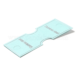 Складная бумажная карточка с надписью из нержавеющей стали CDIS-L009-04