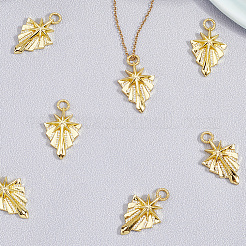 8шт латунные подвески с микропаве и кубическим цирконием&nbsp;KK-BBC0018-61