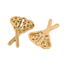 Подвеска из нержавеющей стали 304 со стразами STAS-H241-15G