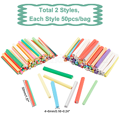 2 пакетик 2-х видов бусины из полимерной глины ручной работы CLAY-AR0001-27