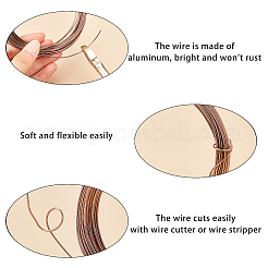 12 рулон круглой алюминиевой проволоки 6 цветов AW-PH0002-24