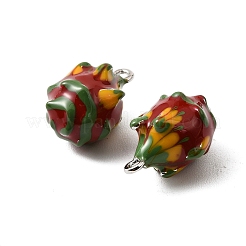 Латунь эмаль подвески&nbsp;KK-K351-60B-P