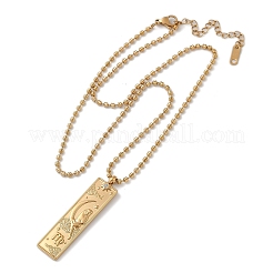 Ожерелья с подвеской в виде созвездия из нержавеющей стали 304 с прозрачным кубическим цирконием для женщин и мужчин&nbsp;NJEW-S435-01G-F