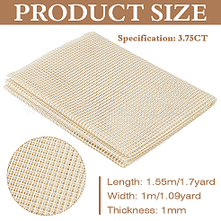 Ткань для вышивки крестиком из полиэстера и хлопка плотностью 3.75 карат.&nbsp;DIY-WH0588-32B