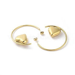 Серьги-гвоздики из нержавеющей стали 304 с ионным покрытием (IP) EJEW-M249-01G