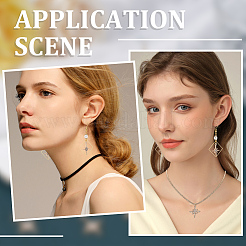 Подвески со стразами из сплава 30 шт. FIND-SC0011-04