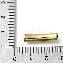 День матери латунная эмаль сердце слово мама изогнутые трубчатые бусины&nbsp;KK-C090-51G-02