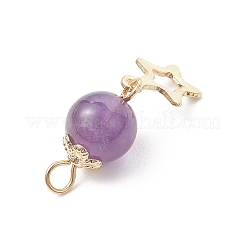 3шт подвески из натуральных смешанных драгоценных камней&nbsp;PALLOY-JF04756