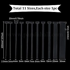 11 шт. 11 стильные акриловые линейки для переплета книг OACR-FG0001-24