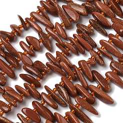 Синтетические голдстоуновские бисер пряди&nbsp;G-Z130-A04-03