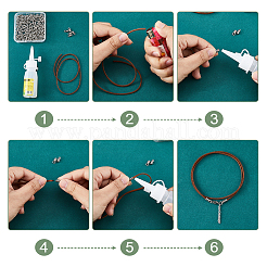 150 шт. концы шнура из сплава&nbsp;FIND-FH0008-75