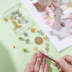 24 шт. 4 шт. фурнитура для сережек-гвоздиков из нержавеющей стали 304 STAS-UN0030-61