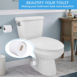 Круглые пластиковые нажимные крышки болтов унитаза с дополнительными шайбами FIND-WH20816-001