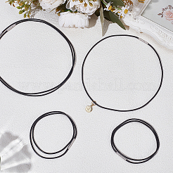 Изготовление ожерелья из плетеного круглого вощеного шнура толщиной 2 мм NJEW-WH0023-77