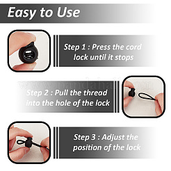 140 шт. 7 стиля пластиковых пружинных шнуровых замков FIND-PH0018-25