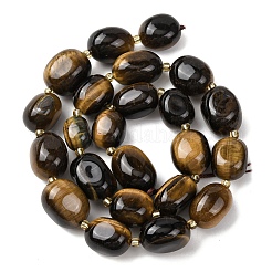 Природных тигровый глаз бисер нитей&nbsp;G-G453-D05-01