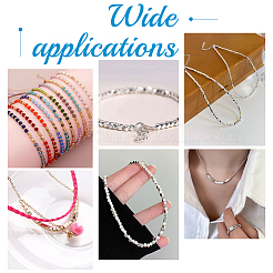 200 шт. 201 бусины из нержавеющей стали FIND-UN0003-80