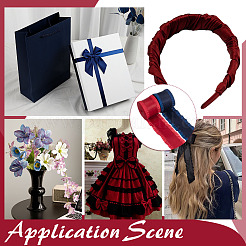 10 ярд двухцветной полиэстеровой гофрированной ленты&nbsp;OCOR-ME0001-20