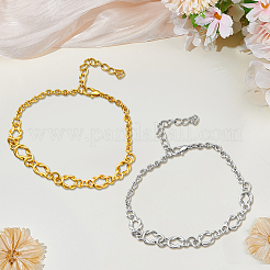 4 шт. 2-цветные литые звенья&nbsp;BJEW-HY0001-18